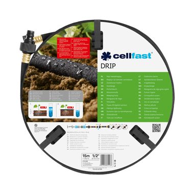 CELLFAST DRIP 19-002 Zavlažovacia hadica 12.5 mm (1|2&quot;) - Dĺžka 15 m