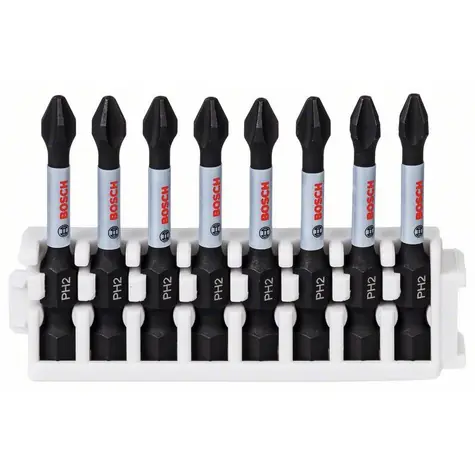 BOSCH Impact Control 2608522330 / Sada skrutkovacích bitov / 8x PH2 / Dĺžka: 50 mm