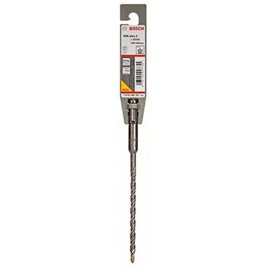 BOSCH SDS-plus-5 1618596167 / Dvojbritý vidiový vrták do kladív / Rozmery 6 x 100 | 165 mm