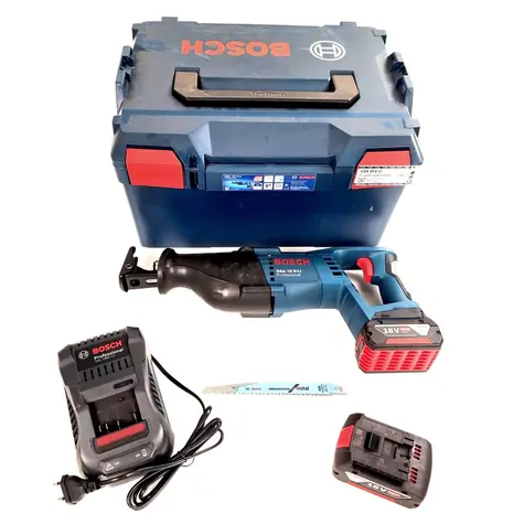 BOSCH GSA 18 V-LI / Aku Píla chvostovka / 18V / 2x5.0Ah / 2700 z-min / výška zdvihu 28 mm / L-BOXX