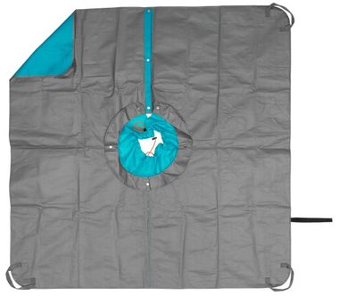 Gardena 0508-20 presádzacia podložka 150 x 150 cm šedo-tyrkysová