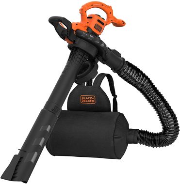 Black&amp;Decker BEBLV290-QS / Dúchadlo|Ofukovač 3v1 / 2900W / Rýchlosť fúkania 390 km-h / Objem nádrže 55 L