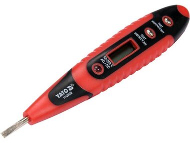 YATO YT-28630 Skúšačka napätia / AC & DC / 12-250V / 3 x LR41