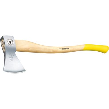 Ochsenkopf OX 20 H-1257 / Univerzálna lesnícka sekera / 1250g / Šírka čepele: 120mm / Dĺžka rukoväte: 700mm