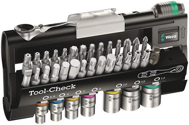 WERA Tool-Check Automotive 1 / Račňa + bity