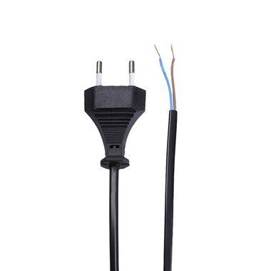 Solight PF15 flexo šnúra 2m plochá čierna / 2x 0.75mm2