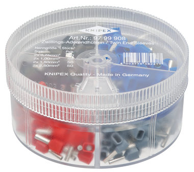 Knipex 97 99 908 Sortimentný box s koncovými dutinkami Twin