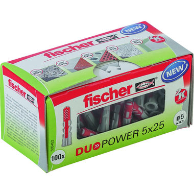 fischer DuoPower 5x25 LD hmoždinky 100 ks