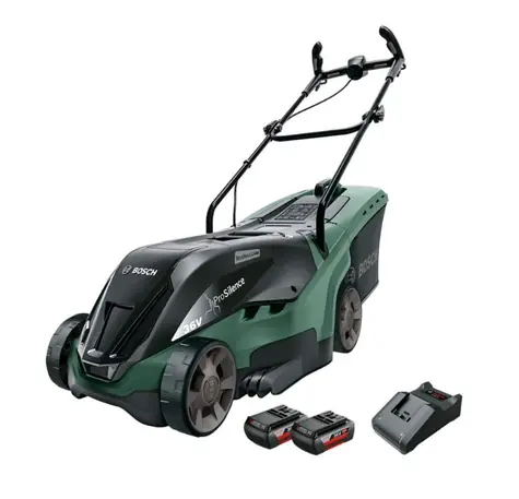 BOSCH UniversalRotak 36-560 Aku / Kosačka na trávu / 36V / Šírka záberu 38 cm / Kôš 40 L / 2x2.0Ah
