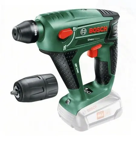 BOSCH Uneo Maxx 18 Li / Aku Vŕtacie kladivo / 18V / 900 ot-min / 5000 úderov-min / 0.6J / SDS / bez aku