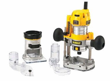 DeWalt D26204K / kombinovaná frézka / 900 W / 16.000-27.000 ot-min / klieština 6-8 mm / zdvih 55 mm