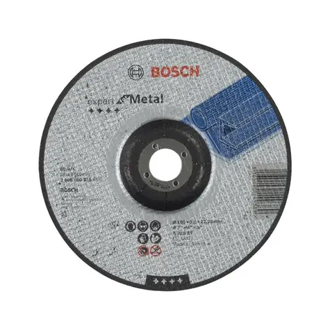 BOSCH Expert for Metal 2608600316 / Deliaci kotúč profilovaný / 180x22.23 mm / Silné: 3.0 mm