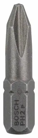 BOSCH 2607001511 / Skrutkovací bit zvlášť tvrdý Extra-Hart / PH2 / 25 mm / 3 ks