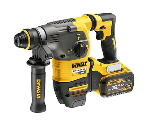DeWalt DCH333X2 / Aku Kombinované kladivo / 54V / 1.000 ot-min / 4.480 úderov-min / 3.5J / SDS- PLUS / 2x9.0 Ah