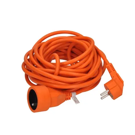 Solight predlžovací prívod - spojka 1 zásuvka 7m oranžová / 3 x 1mm2