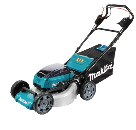 Makita DLM462Z / Akumulátorová kosačka na trávu / 18V x 2 / Šírka záberu 46 cm / kôš 60 L / Bez aku