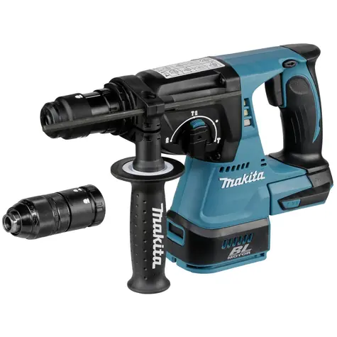 Makita DHR243ZJ / Aku kombinované kladivo / 18V / bez aku / SDS-plus / 950 ot-min / 4700 úderov-min / 2.0 J