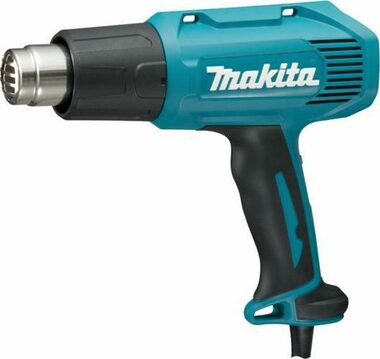 Makita HG6030K / Teplovzdušná pištoľ / 1800W / teplota 50 ° - 600 ° C / množstvo vzduchu 250 - 500 l-min