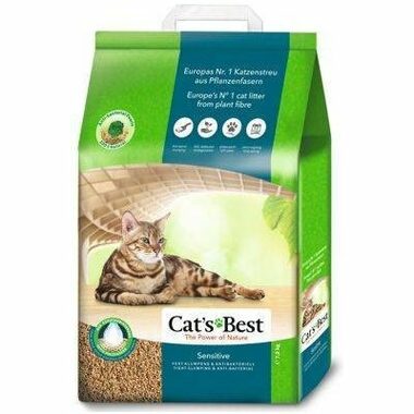 Cats Best Sensitive 20L / 7.2 kg / mačkolit / stelivo