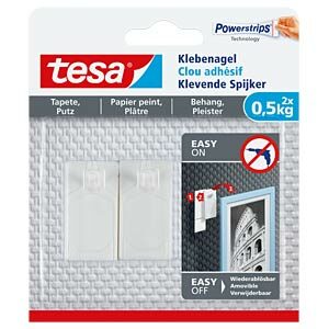 Tesa Powerstrips® 77772 Nalepovací klinec na tapety a omietku / Nosnosť 0.5 kg