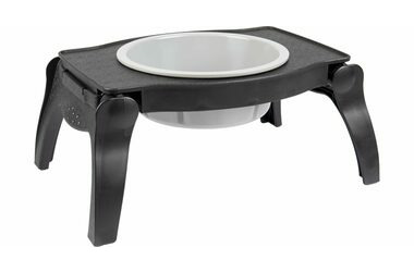 Flamingo LILO Cestovná miska čierno-šedá 800ml