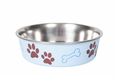 Karlie Miska nerezová s plastovým opláštením modrá 21cm 1500ml