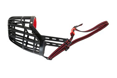 Karlie Náhubok plastový čierna D: 32cm Š: 32-54cm - 7