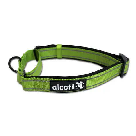 Alcott Martingale zelená - veľkosť M / reflexný obojok pre psov
