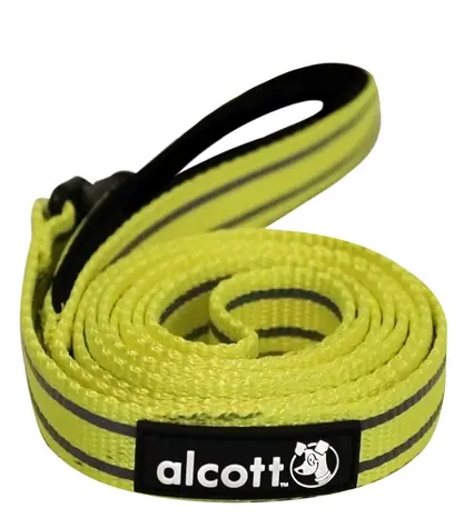 Alcott Reflexné vodítko pre psov žltá - veľkosť L