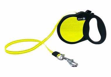 Alcott Visibility Vodítko neónovo žltá-čierna - veľkosť L