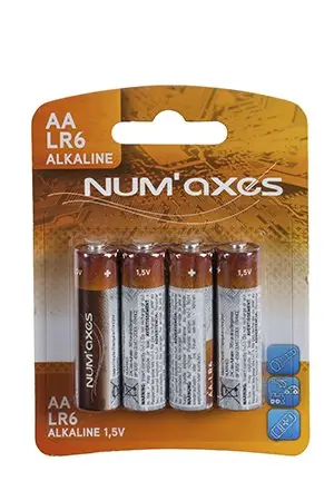 Num'axes Batéria 1.5V LR06 balenie 4ks