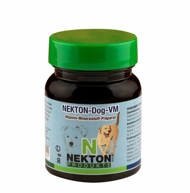 Nektón Dog VM 30g - vitamínový a minerálny doplnok pre všetky plemená psov.