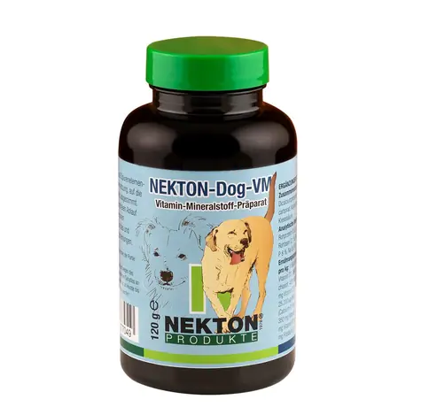Nektón Dog VM 120g - vitamínový a minerálny doplnok pre všetky plemená psov.