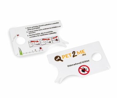 Pet2Me Odstraňovač kliešťov s lupou