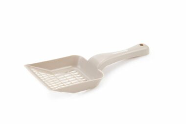 Beeztees Lopatka na čistenie toalety plastová béžová 27x10x20cm (KF-400190)