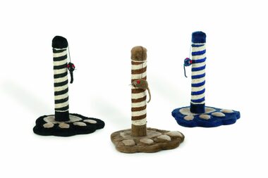 Beeztees Škrabadlo pre mačky modrá 28x28x40cm