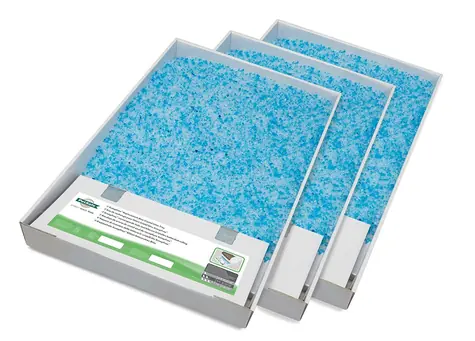 PetSafe Blue Crystal Náhradná podstielka do toalety ScoopFree 3ks