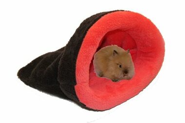 Marysa pelech 2v1 mini pre hlodavce/fretky tmavo šedá-ružová