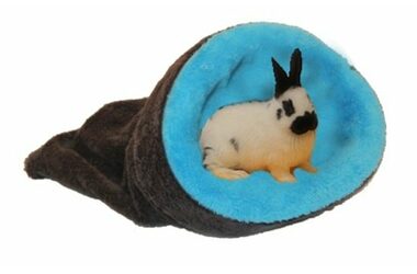 Marysa pelech 2v1 mini pre hlodavce/fretky tmavo šedá-modrá