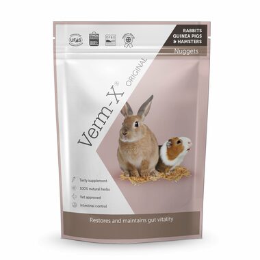 Verm-X Prírodné nugetky proti črevným parazitom pre hlodavce 180g
