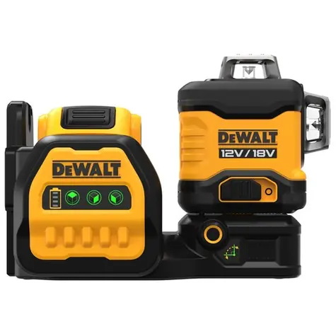 DeWalt DCE089D1G18 / Krížový laser so zeleným lúčom / 18V / 2.0Ah / nabíjačka / kufor