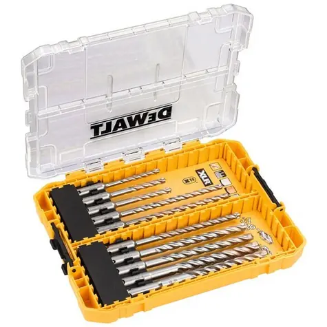 DeWalt DT70752 / Sada 10ks karbidových vrtákov / SDS-Plus / 5/6/6.5/8/10/12 mm