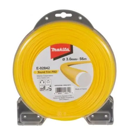 Makita E-02711 - struna nylonová Pre 3.0mm žltá / 56m