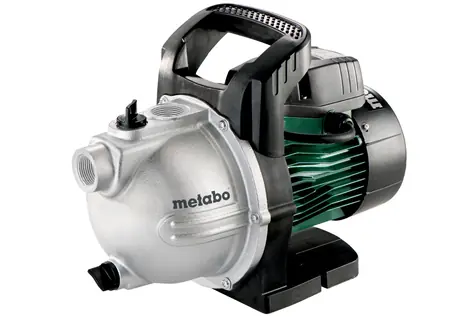 Metabo P 3300 G / Záhradné čerpadlo / 900W / Kapacita 3300 lh / Tlak 4.5 bar / Výtlačná výška 45 m / Vnútorný závit 1"
