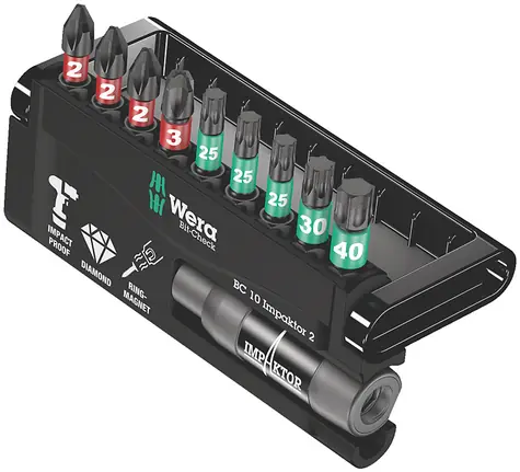 Wera Bit-Check 10 Impaktor 2/10 dielny