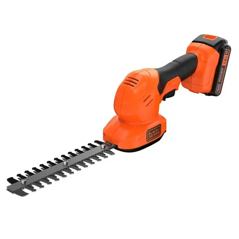Black&amp;Decker BDBCSS18D1 / Aku nožnice na trávu a kríky / 18V / 1x 2Ah / Dĺžka čepele 20cm