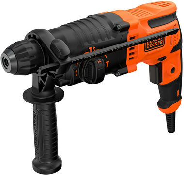 Black&amp;Decker BEHS01K / Kombinované vŕtacie a sekacie kladivo / 650W / 1600 ot-min / 5.500 úderov-min / 1.4J / SDS-plus