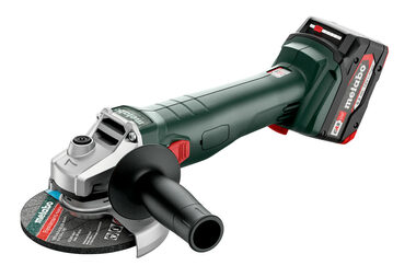 Metabo W 18 L 9-125 Quick / Aku uhlová brúska / 18V / Priemer 125 mm / 8500 ot-min / metaBOX / 2x 5.2Ah / nabíjačka