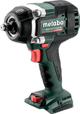 Metabo SSW 18 LTX 800 BL / Aku Rázový uťahovák / 18V / Vonkajší štvorhran 1|2" / 2575 ot-min / 800 Nm / bez Aku