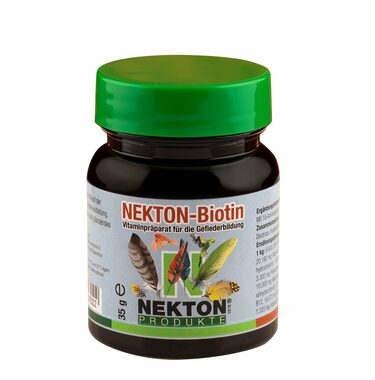 Nektón Biotin 35g - Potravinový doplnok pre úspešné preperovanie a zdravý rast peria